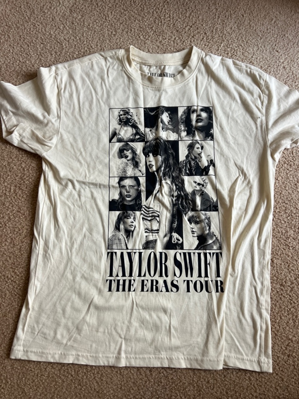 Taylor Swift Eras Cream Tee size M